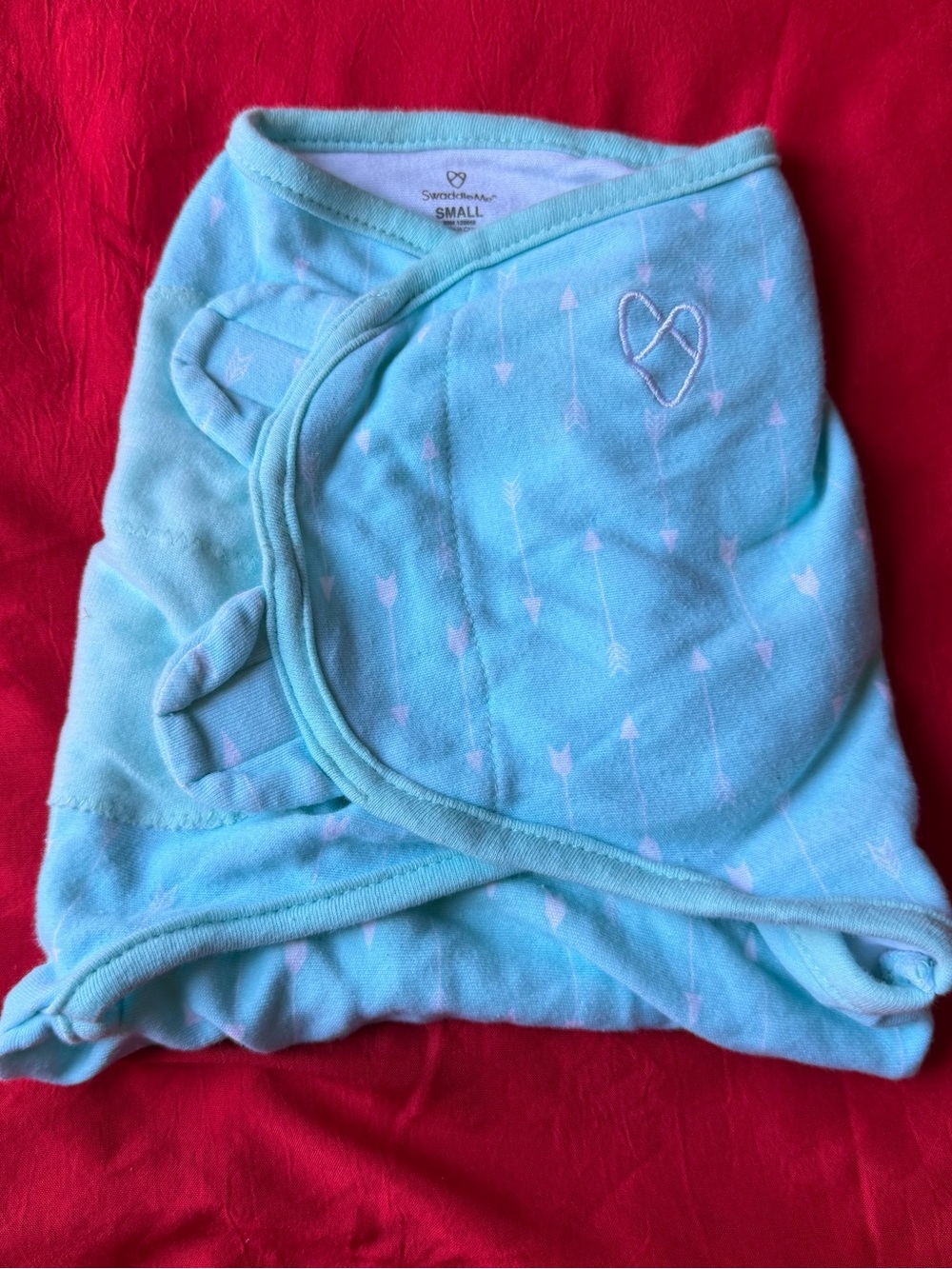 SwaddleMe Light Blue Arrow Print Baby Wrap
